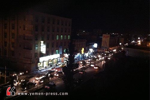 منطقة حدة ، أحد أرقى الأحياء في العاصمة صنعاء (أرشيف - خاص)