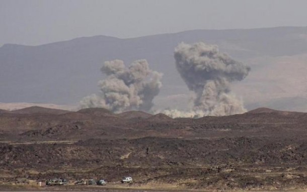 التحالف يقصف أهدافا للحوثيين بشبوة ومأرب