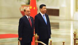  الصين  تجدد اعترافها بهادي ممثلاً للشرعية في اليمن وتندد بحكومة \