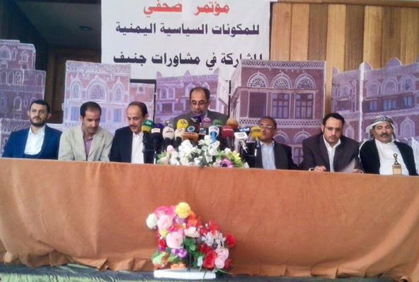 تحالف الانقلاب يعلن ملاحقة هادي وحكومة بحاح ويتوعد بالرد على السعودية والخليج
