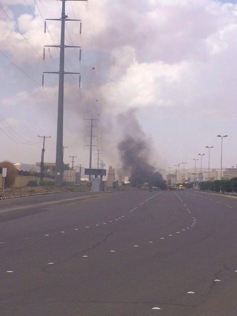 سقوط القذائف على مدينة نجران السعودية
