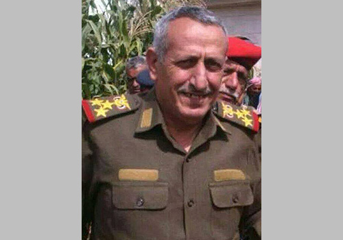العميد حميد القشيبي قائد اللواء 310 مدرع بمحافظة عمران