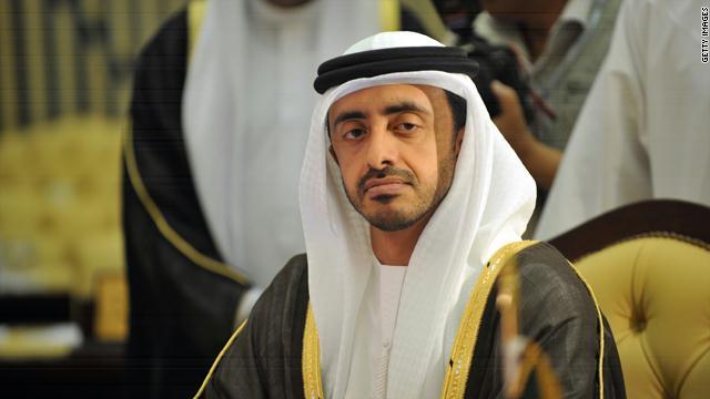 وزير خارجية الامارات عبدالله بن زايد 