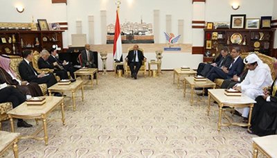 الرئيس هادي: جماعة الحوثي تقوم بمحاولة تصعيدية وانقلابية لإسقاط الدولة وشعاراتهم ماهي إلا غطاء