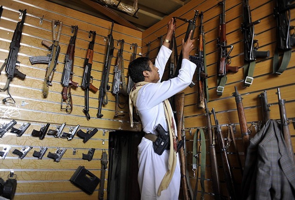 في اليمن فقط .. لكل مواطن 3 قطع سلاح