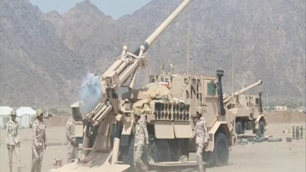 قوات الدفاع السعودية تعلن اعتراض صاروخ باليستي اطلقه الحوثيين وتُدمر منصة إطلاق