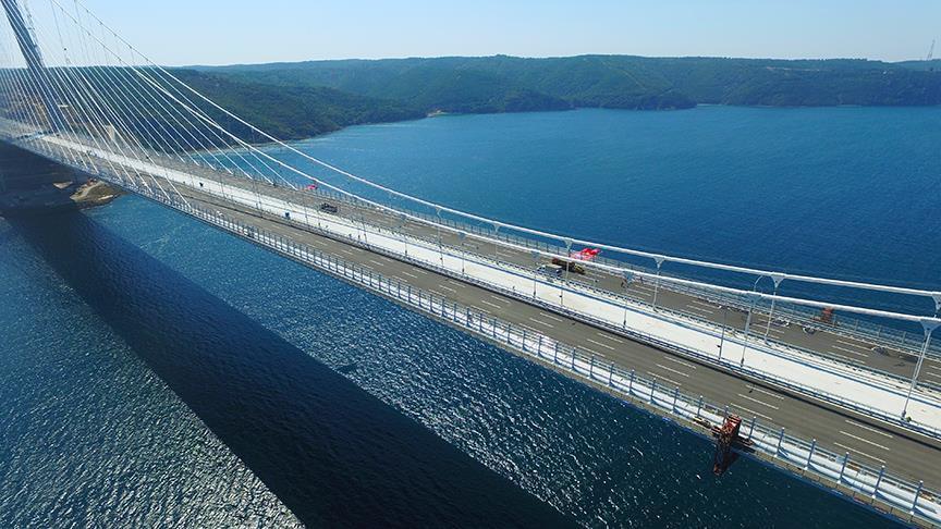 افتتاح أعرض جسر معلّق في العالم بتركيا