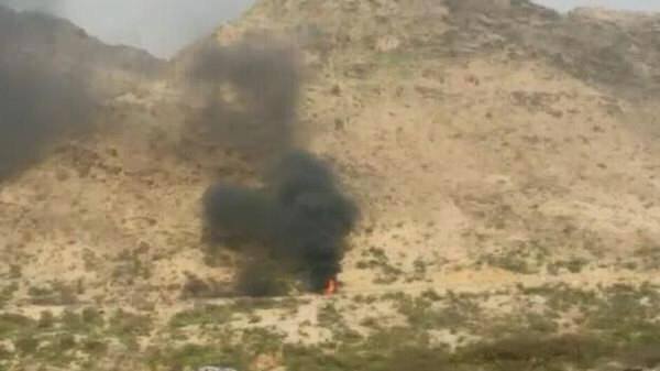 المدفعية السعودية تقصف شاحنة ذخيرة داخل الأراضي اليمنية