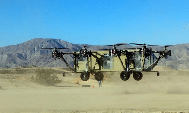 الجيش الامريكي يطور شاحنة تطير في الجو لدعم عملياته في الميدان (فيديو)