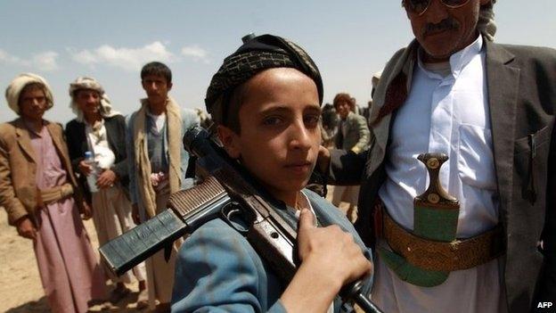 بالصور.. أطفال عبدالملك الحوثي في العاصمة صنعاء