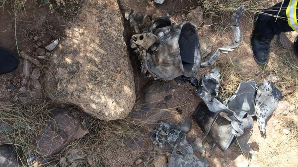 بالصور: هكذا دمرت الدفاعات الجوية السعودية صاروخا باليستيا أطلقه الحوثيون