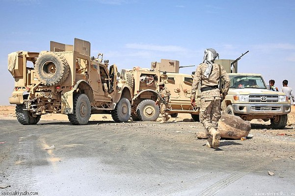 ضبط شاحنات محملة بالقذائف كانت في طريقها للحوثيين بمحافظة مأرب