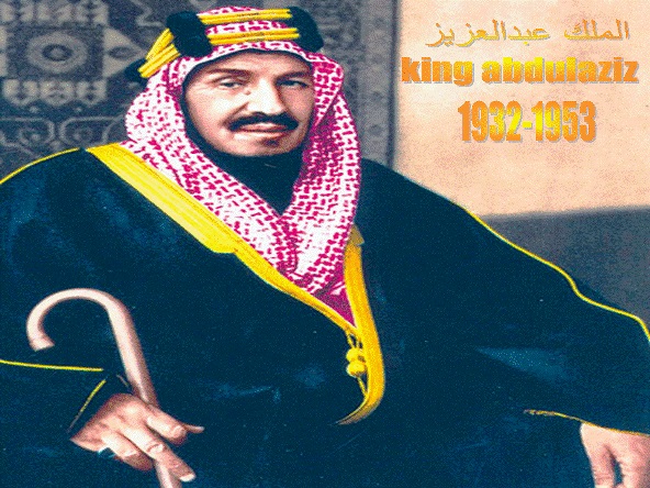صورة نشرت سابقا للملك السعودي الراحل عبدالعزيز آل سعود