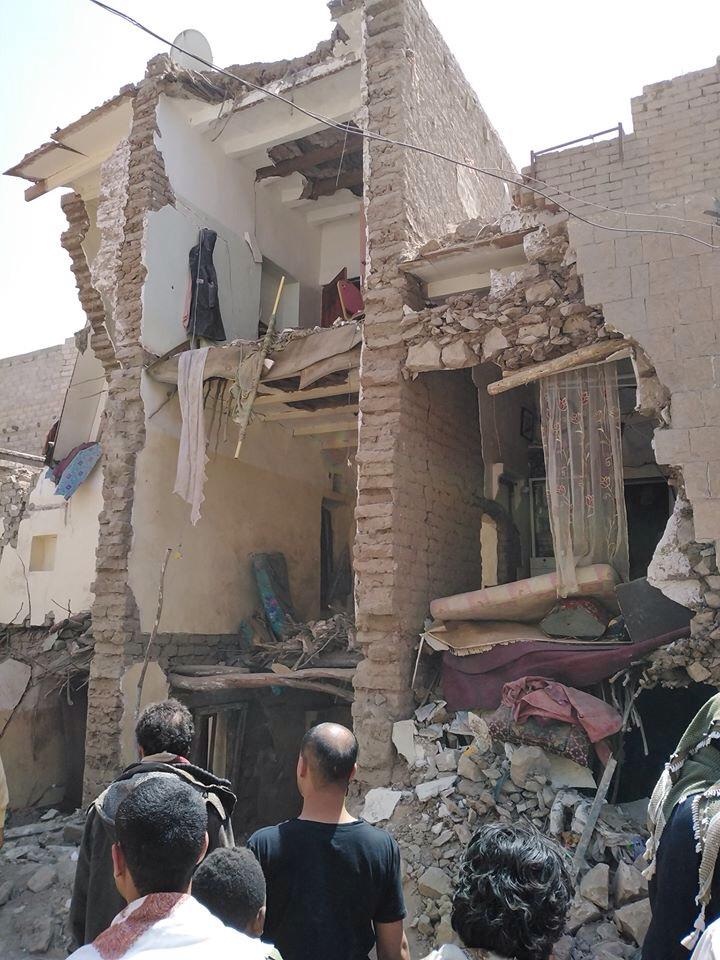 انفجار منزل في صنعاء