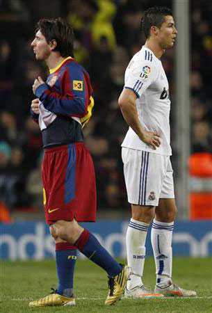 ليونيل ميسي في إحدى مباريات برشلونة مع غريمه التقليدي ريال مدريد