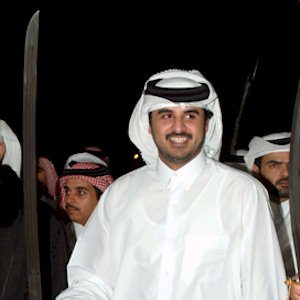 أمير قطر الجديد يصل السعودية في أول زيارة له إلى الخارج