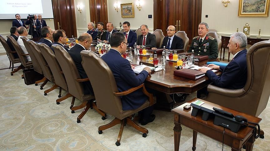 مجلس الشورى العسكري التركي يصدر قراراً بتغيير قيادة القوات البرية والبحرية والجوية