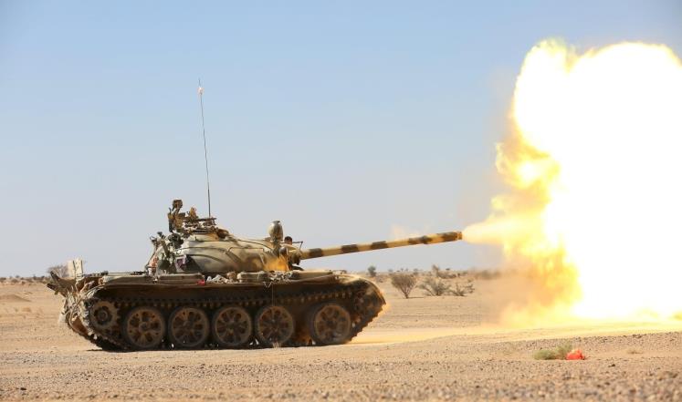 معارك عنيفة بين الجيش والمليشيات والمدفعية تقصف أهدافا عسكرية في المصلوب بالجوف