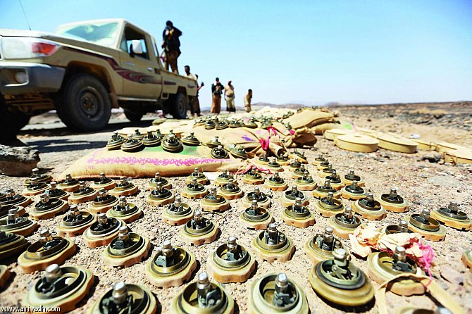 مسؤول في الجيش اليمني يكشف إحصائية مرعبة لعدد الألغام المنزوعة في إقليم عدن