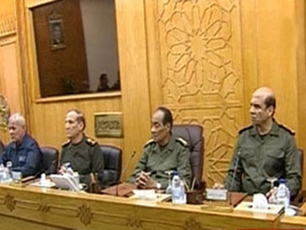 اجتماع سابق بين المجلس العسكري والمجلس الاستشاري