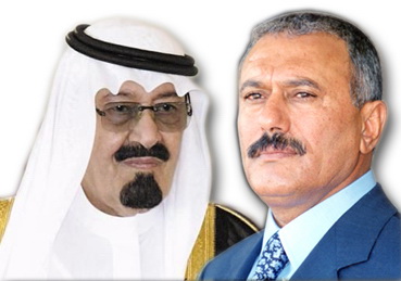 الرئيس صالح يؤكد وقوف الملك عبدالله بجانبة ويكشف وجود جناح داخل الأسرة السعودية يرفض بقاءه في الحكم