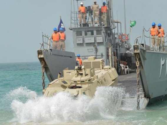 القوات البحرية السعودية تبدأ مناورات «درع الخليج 1» (صور)