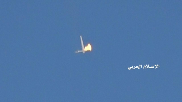 هي الثالثة خلال 24 ساعة ..جماعة الحوثيين تعلن إسقاط طائرة للتحالف العربي قبالة جيزان