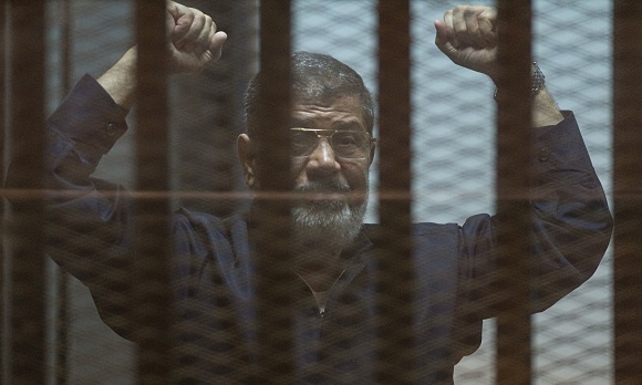 الرئيس محمد مرسي في المعتقل
