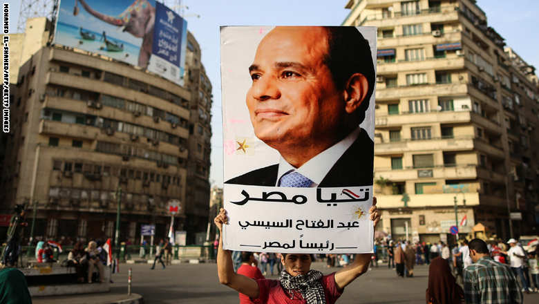 مصر: تنصب السيسي .. بمشاركة ملك ورئيس ، بحماية قبضة فولاذية، ومطالبة بالجنسية للجسمي