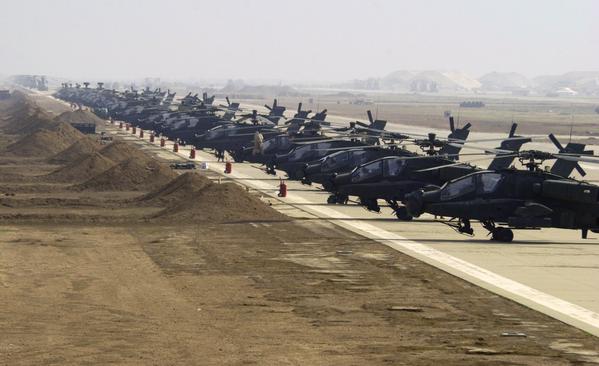 وصول ثلاثون طائرة أباتشي إلى مأرب لتعزيز قوات التحالف استعداداً لتحرير صنعاء