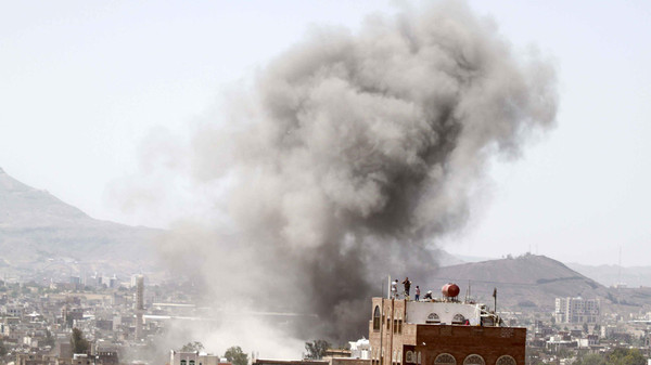 غارات عنيفة لطيران التحالف على مواقع  للحوثيين 