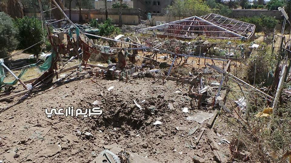 بالصور.. مقاتلات التحالف العربي تقصف مجمع السفارة السعودية بصنعاء