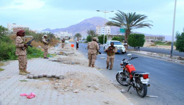 قوات يمنية في حضرموت بعد طرد القاعدة