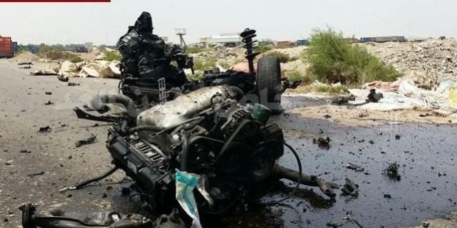 عشرات القتلى والجرحى بتفجير استهدف معسكر الصولبان بمدينة عدن