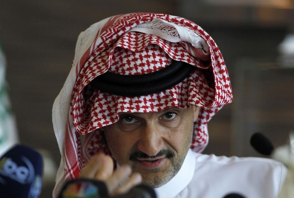 تسوية بين الامير الوليد بن طلال والحكومة السعودية