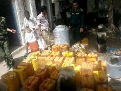الحديدة: الشرطة تضبط 8 معامل لتصنيع الخمر البلدي