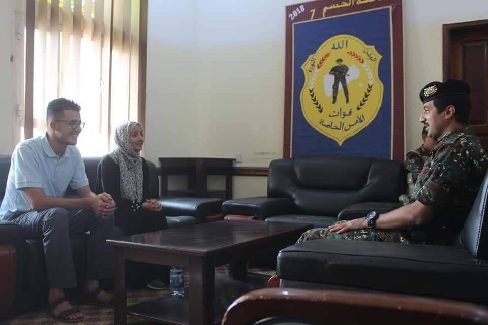 قائد قوات الأمن الخاص بمأرب يلتقي وفد منظمة سيفيك الدولية 