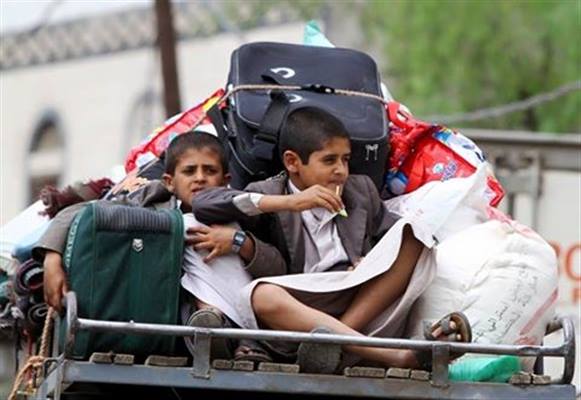 حضرموت تستقبل 1500 أسرة نازحة من العاصمة صنعاء