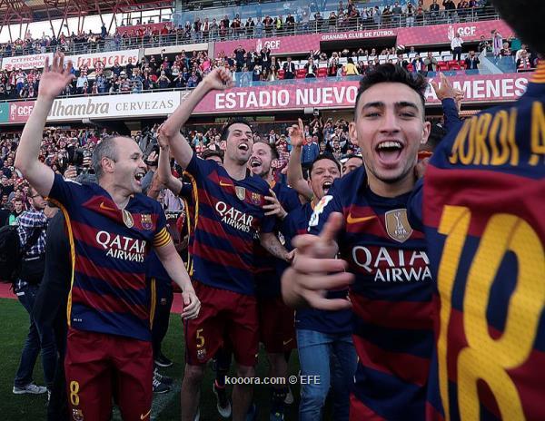 بالصور.. برشلونة في 5 مباريات يحسم لقب الليجا لصالحه