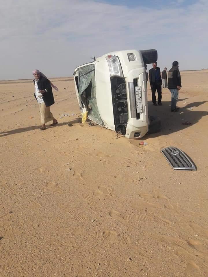 وفاة مسافرين بحادث مروري مروع في خط ”العبر“  (صورة وأسماء)