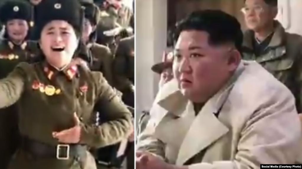 كوريات شماليات يرقصن للترفيه عن كيم وهذه ردة فعله الغريبة!