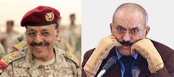 صالح يطلب من الإرياني الضغط على الأمريكيين لإقصاء علي محسن من العمل العسكري ومغادرته البلاد