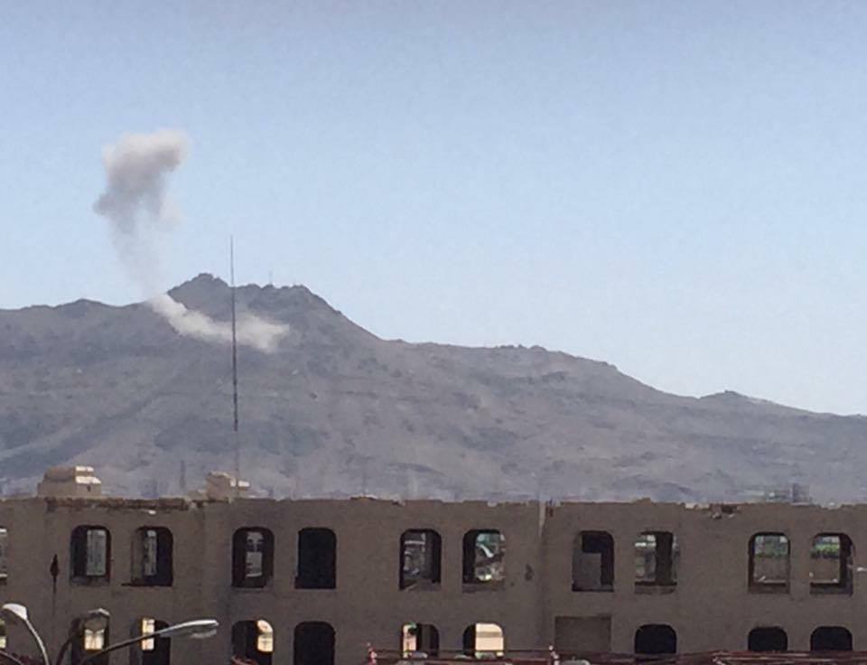 صنعاء: طيران التحالف يشن غارتين على منطقة الحفاء شرق العاصمة