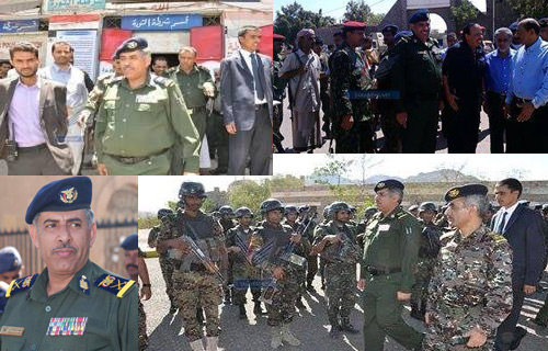 وزير الداخلية يقوم بزيارات مفاجئة لأقسام الشرطة بتعز واحالة ضابط كبير بابين للتحقيق