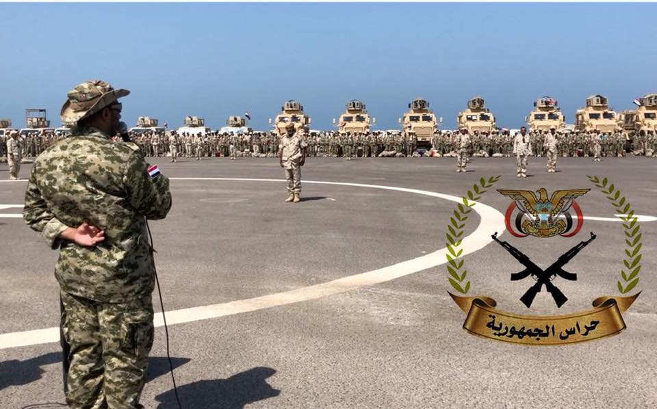 طارق صالح يعلن اسم قواته الجديدة المدعومة من الامارات واول استقبال وظهور رسمي
