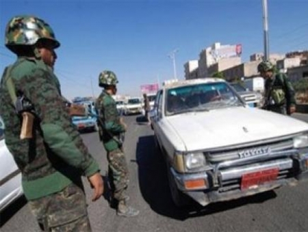 نقطة تفتيش أمنية لقوات الأمن الخاصة في صنعاء (أرشيف)