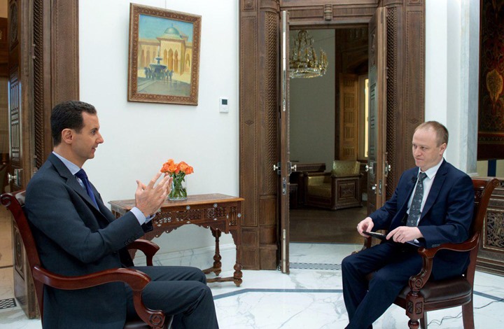الأسد بحوار جديد يتحدث عن خان شيخون والقبض على البغدادي