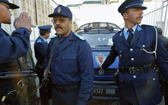 رجال الأمن الوطني المغربي