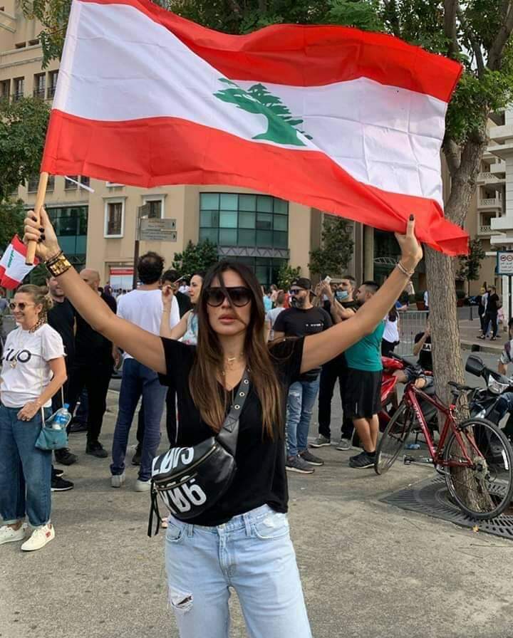 من المظاهرات في لبنان