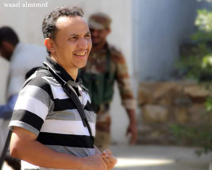 محمد اليمني يكشف في لحظاته الأخيرة موقف التحالف والرئيس هادي من معركة تعز ومقاومتها (صورة)
